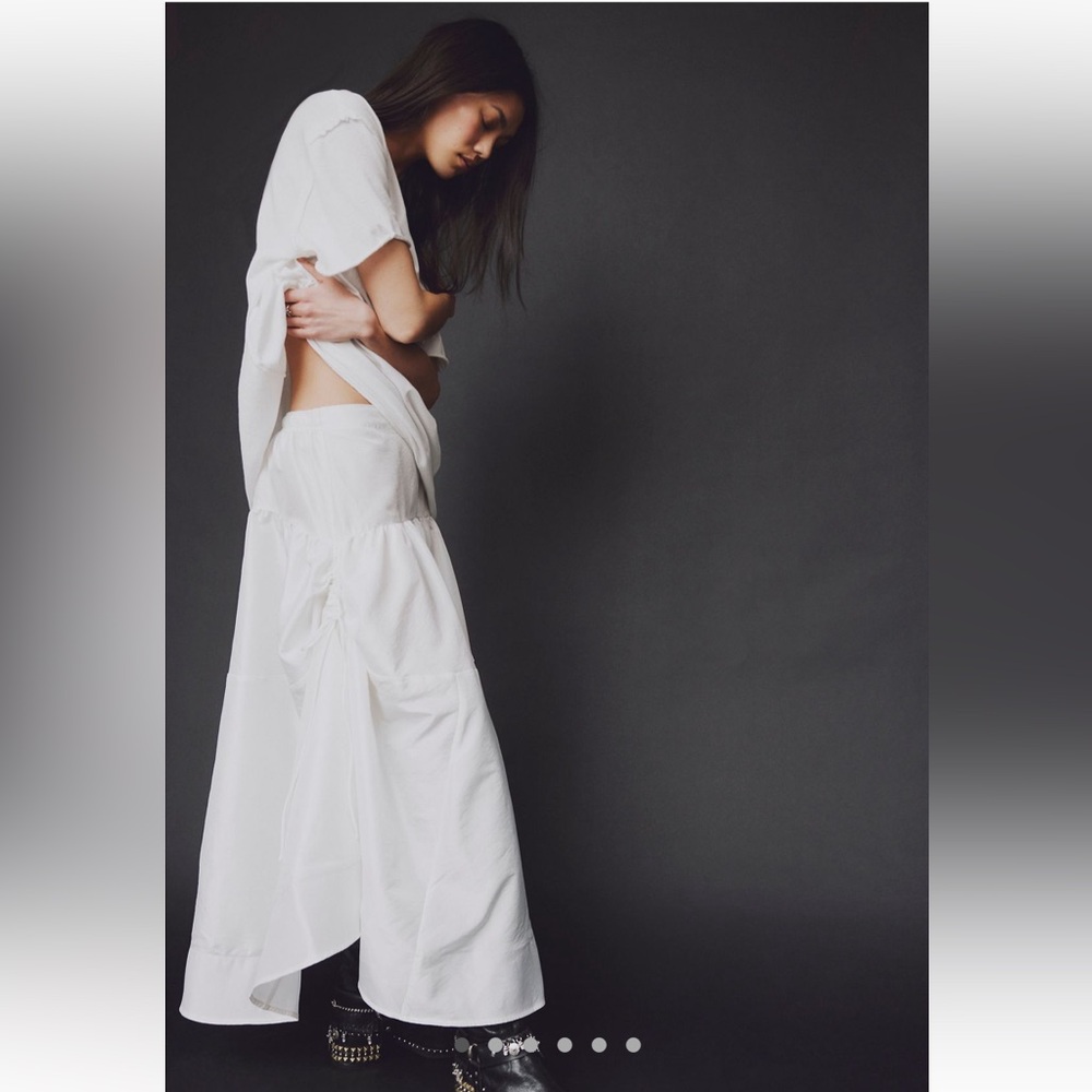Free People Emery Dropped waist maxi skirt